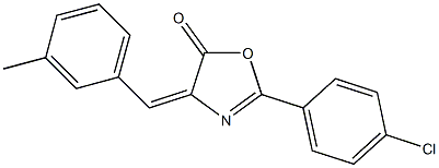 2-(4-chlorophenyl)-4-(3-methylbenzylidene)-1,3-oxazol-5(4H)-one