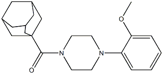  1-(1-adamantylcarbonyl)-4-(2-methoxyphenyl)piperazine