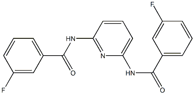 3-fluoro-N-{6-[(3-fluorobenzoyl)amino]-2-pyridinyl}benzamide