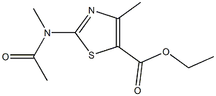 ethyl 2-[acetyl(methyl)amino]-4-methyl-1,3-thiazole-5-carboxylate