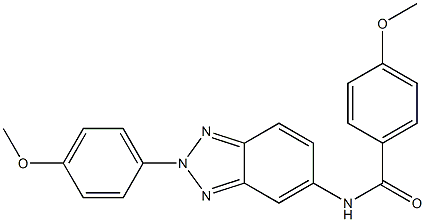 4-methoxy-N-[2-(4-methoxyphenyl)-2H-1,2,3-benzotriazol-5-yl]benzamide