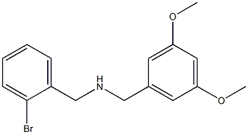 (2-bromophenyl)-N-(3,5-dimethoxybenzyl)methanamine Structure