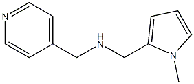 N-[(1-methyl-1H-pyrrol-2-yl)methyl]-N-(4-pyridinylmethyl)amine Structure