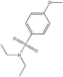 N,N-diethyl-4-(methyloxy)benzenesulfonamide 化学構造式