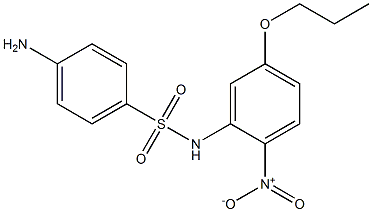 4-amino-N-{2-nitro-5-propoxyphenyl}benzenesulfonamide Structure