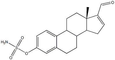 17-formylestra-1(10),2,4,16-tetraen-3-yl sulfamate Structure