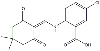 5-chloro-2-{[(4,4-dimethyl-2,6-dioxocyclohexylidene)methyl]amino}benzoic acid