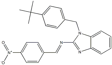 1-(4-tert-butylbenzyl)-2-({4-nitrobenzylidene}amino)-1H-benzimidazole