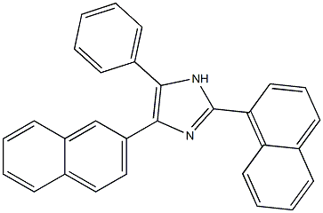  2-(1-naphthyl)-4-(2-naphthyl)-5-phenyl-1H-imidazole