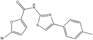 5-bromo-N-[4-(4-methylphenyl)-1,3-thiazol-2-yl]-2-furamide