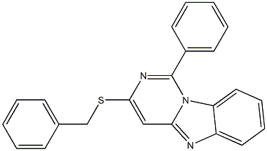 3-(benzylsulfanyl)-1-phenylpyrimido[1,6-a]benzimidazole|