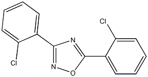 3,5-bis(2-chlorophenyl)-1,2,4-oxadiazole Structure