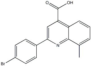 2-(4-bromophenyl)-8-methyl-4-quinolinecarboxylic acid