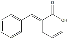2-benzylidene-4-pentenoic acid Struktur