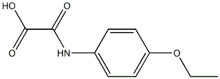 (4-ethoxyanilino)(oxo)acetic acid Struktur
