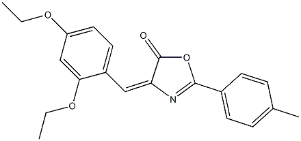  4-(2,4-diethoxybenzylidene)-2-(4-methylphenyl)-1,3-oxazol-5(4H)-one