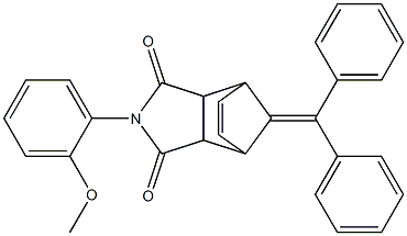 10-(diphenylmethylene)-4-(2-methoxyphenyl)-4-azatricyclo[5.2.1.0~2,6~]dec-8-ene-3,5-dione|