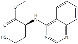 methyl-N-(4-quinazolinyl)homocysteine 化学構造式