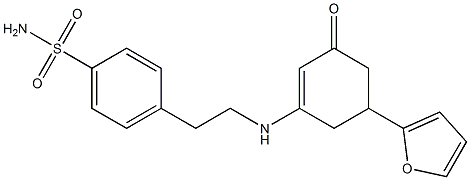 4-(2-{[5-(2-furyl)-3-oxo-1-cyclohexen-1-yl]amino}ethyl)benzenesulfonamide|