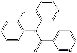 10-(3-pyridinylcarbonyl)-10H-phenothiazine Structure