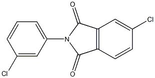 5-chloro-2-(3-chlorophenyl)-1H-isoindole-1,3(2H)-dione 结构式