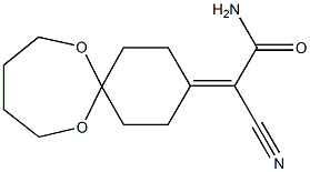 2-cyano-2-(7,12-dioxaspiro[5.6]dodec-3-ylidene)acetamide