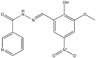 N'-{2-hydroxy-5-nitro-3-methoxybenzylidene}nicotinohydrazide