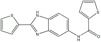 N-[2-(2-thienyl)-1H-benzimidazol-5-yl]-2-thiophenecarboxamide