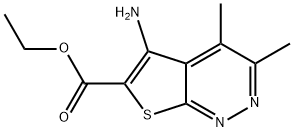 ethyl 5-amino-3,4-dimethylthieno[2,3-c]pyridazine-6-carboxylate Structure