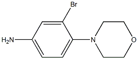 3-bromo-4-morpholin-4-ylaniline Structure