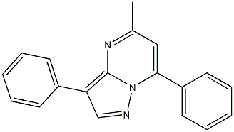 5-methyl-3,7-diphenylpyrazolo[1,5-a]pyrimidine