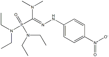 bis(diethylamino)-N'-{4-nitrophenyl}-N,N-dimethylphosphinecarbohydrazonamide oxide