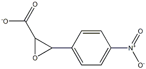 3-(4-nitrophenyl)-2-oxiranecarboxylate Structure