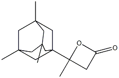 4-methyl-4-(3,5,7-trimethyl-1-adamantyl)-2-oxetanone
