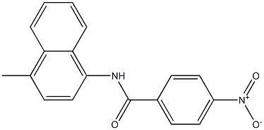  4-nitro-N-(4-methyl-1-naphthyl)benzamide