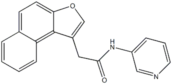 2-naphtho[2,1-b]furan-1-yl-N-(3-pyridinyl)acetamide Struktur
