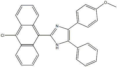 4-[2-(10-chloro-9-anthryl)-5-phenyl-1H-imidazol-4-yl]phenyl methyl ether