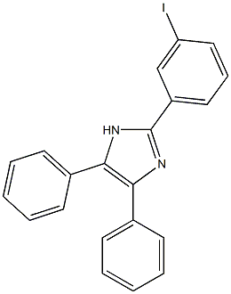 2-(3-iodophenyl)-4,5-diphenyl-1H-imidazole 结构式