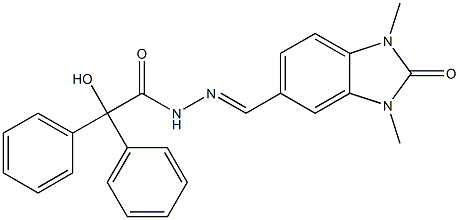  N'-[(1,3-dimethyl-2-oxo-2,3-dihydro-1H-benzimidazol-5-yl)methylene]-2-hydroxy-2,2-diphenylacetohydrazide