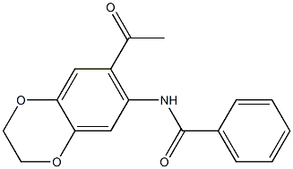 N-(7-acetyl-2,3-dihydro-1,4-benzodioxin-6-yl)benzamide