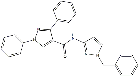 N-(1-benzyl-1H-pyrazol-3-yl)-1,3-diphenyl-1H-pyrazole-4-carboxamide