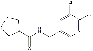 N-(3,4-dichlorobenzyl)cyclopentanecarboxamide Structure