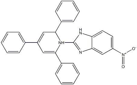 5-nitro-2-(2,4,6-triphenyl-1lambda~5~-pyridin-1-yl)-1H-benzimidazole Structure