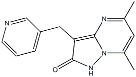 5,7-dimethyl-3-(3-pyridinylmethyl)pyrazolo[1,5-a]pyrimidin-2(1H)-one