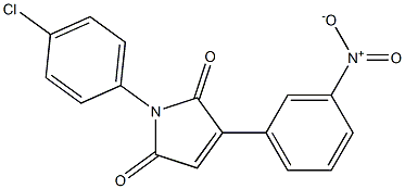 1-(4-chlorophenyl)-3-{3-nitrophenyl}-1H-pyrrole-2,5-dione|