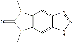 5,7-dimethyl-5,7-dihydroimidazo[4,5-f][1,2,3]benzotriazol-6(3H)-one Struktur