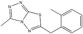 3-methyl-6-(2-methylbenzyl)[1,2,4]triazolo[3,4-b][1,3,4]thiadiazole|