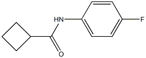 N-(4-fluorophenyl)cyclobutanecarboxamide Struktur