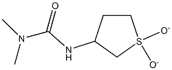 N'-(1,1-dioxidotetrahydrothien-3-yl)-N,N-dimethylurea 化学構造式