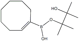 1-环辛烯基硼酸频哪醇酯 结构式